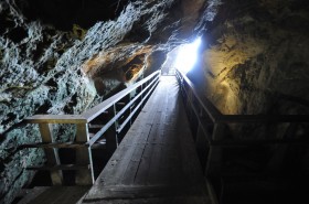 Inside the cave