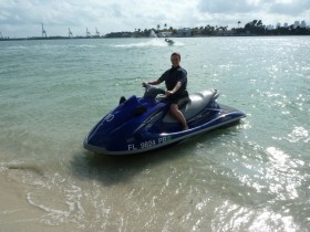 Me on the Ski at Monument Island