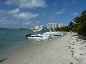 Boats at Monument Island Miami