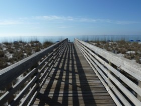 Walkway from Hotel to Beach