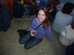 On the hayride