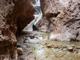 Waterfall in the cave