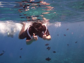 Paul under the water