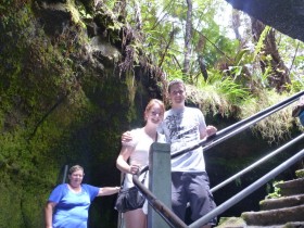 Stairs out of the Lava Tube