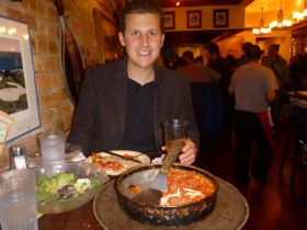 Paul at Lou Malnatis Chicago