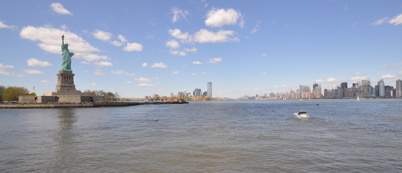 Statue of Liberty and Manhattan